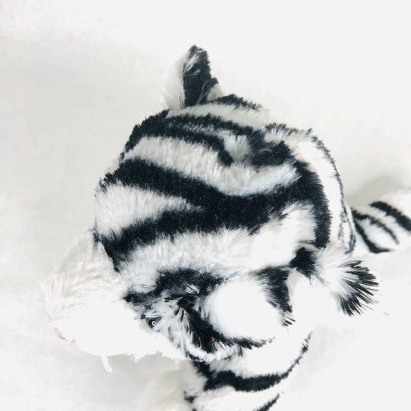 Build A Bear SIberian Tiger Plush Black & White Stripe BABW Stuffed Animal Toy - Picture 6 of 9